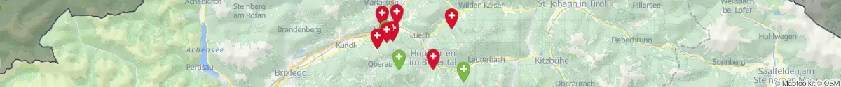 Kartenansicht für Apotheken-Notdienste in der Nähe von Itter (Kitzbühel, Tirol)